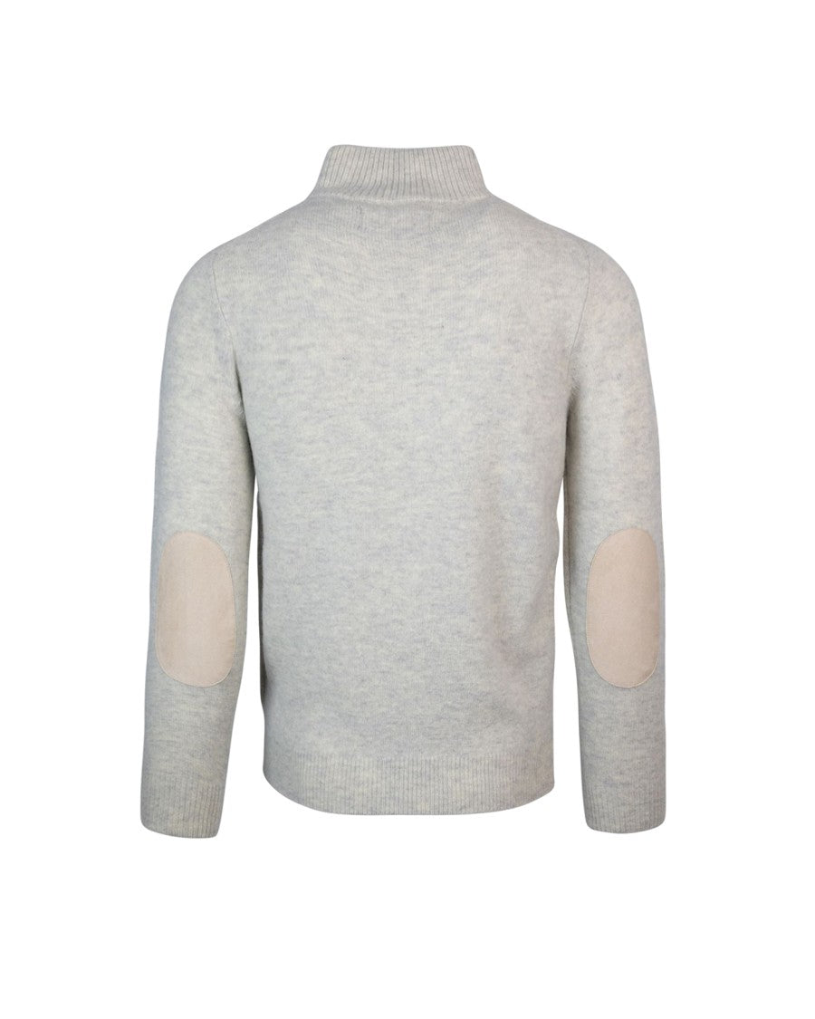 Barbour Grey Essential Patch Sweater