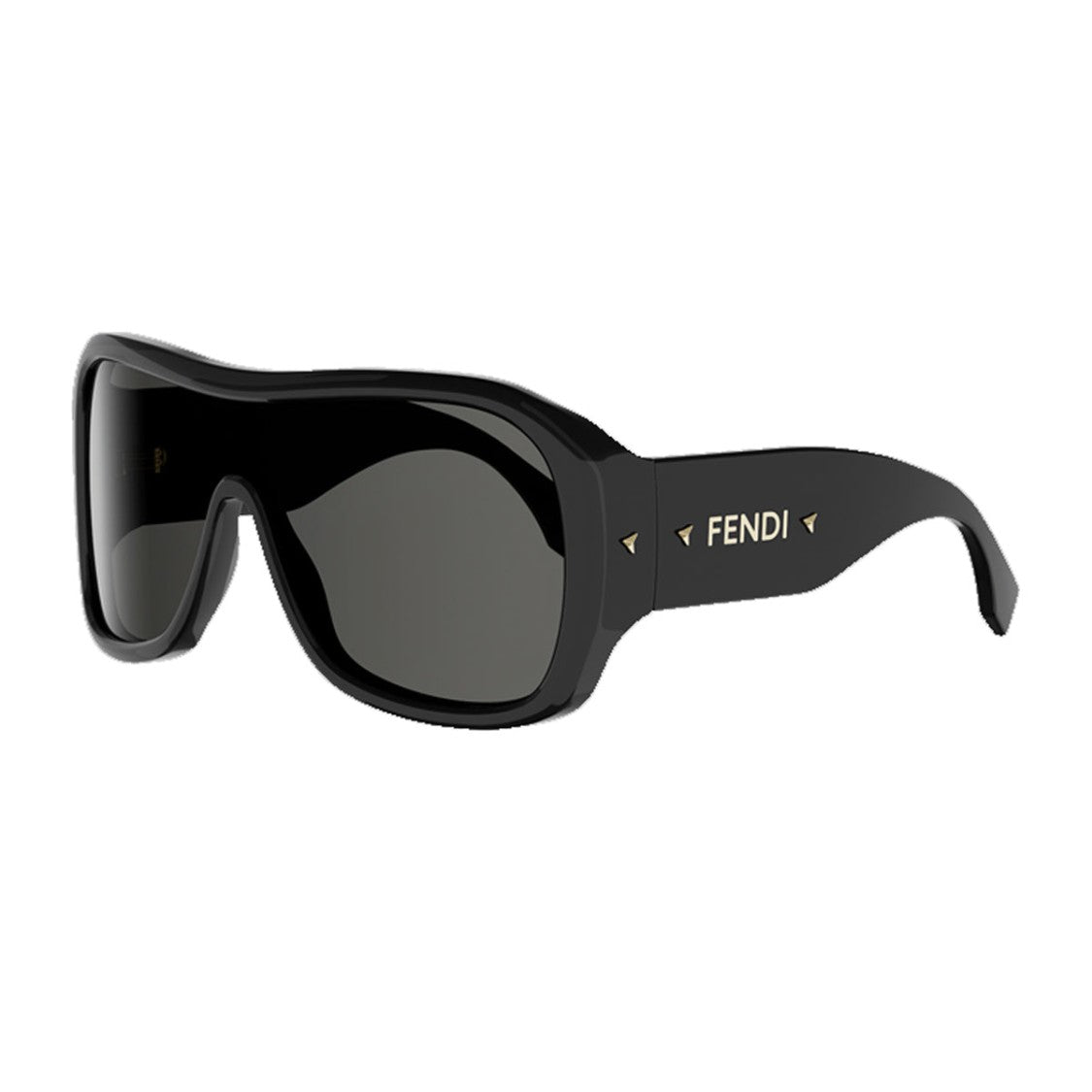 Fendi Black Screen Oversized Acetate Sunglasses