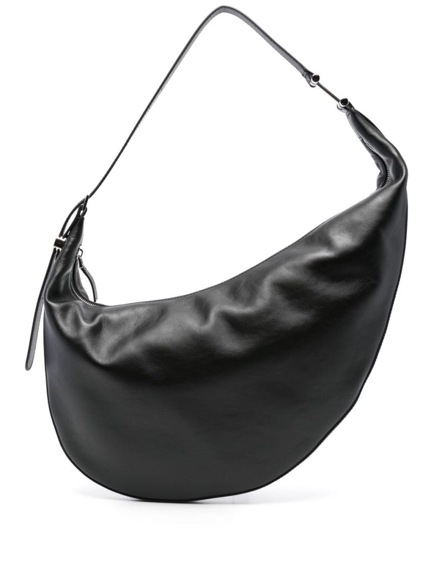 Marni Crescent-Shaped Calfskin Leather Shoulder Bag