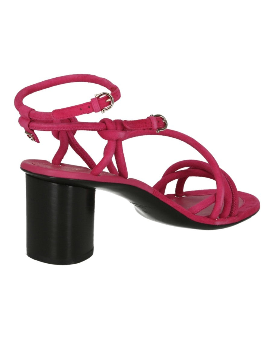Ferragamo Augusta 60 Suede Sandals
