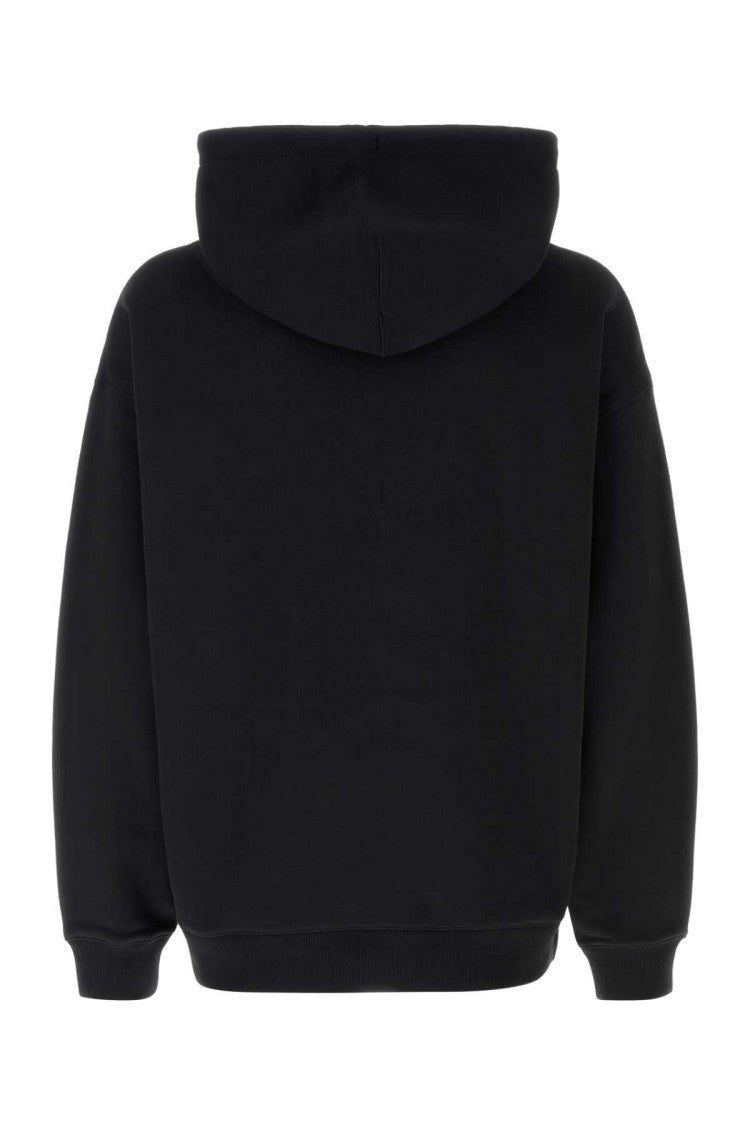 Y-3 Yamamoto Black Cotton Oversize Sweatshirt