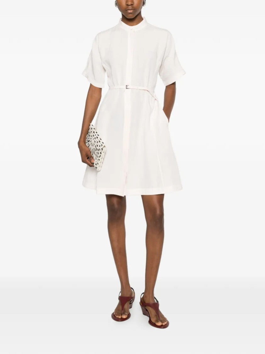 Boss Short A-Line Belted Dress