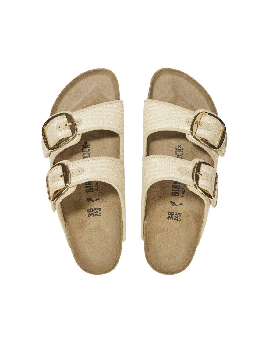Birkenstock Arizona Big Buckle Raffia Sandals
