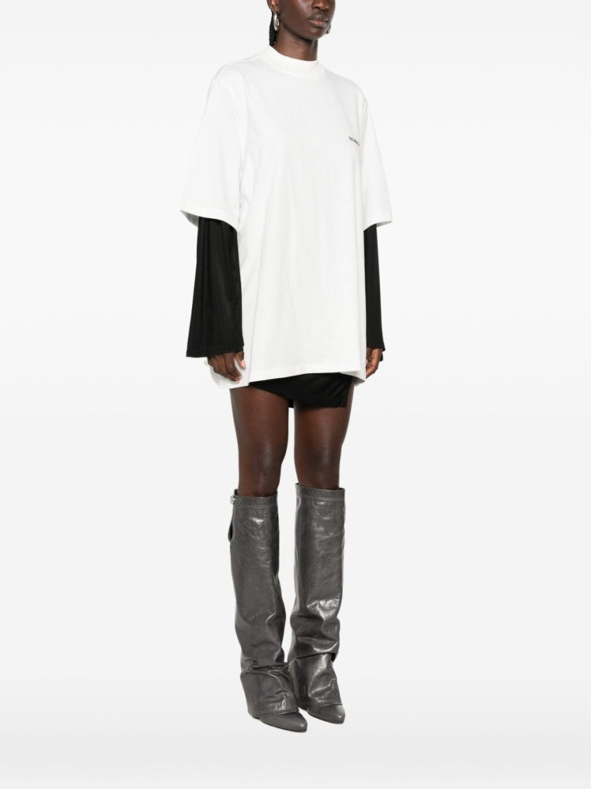 The Attico Oversized Minimalist Subtle Logo T-Shirt