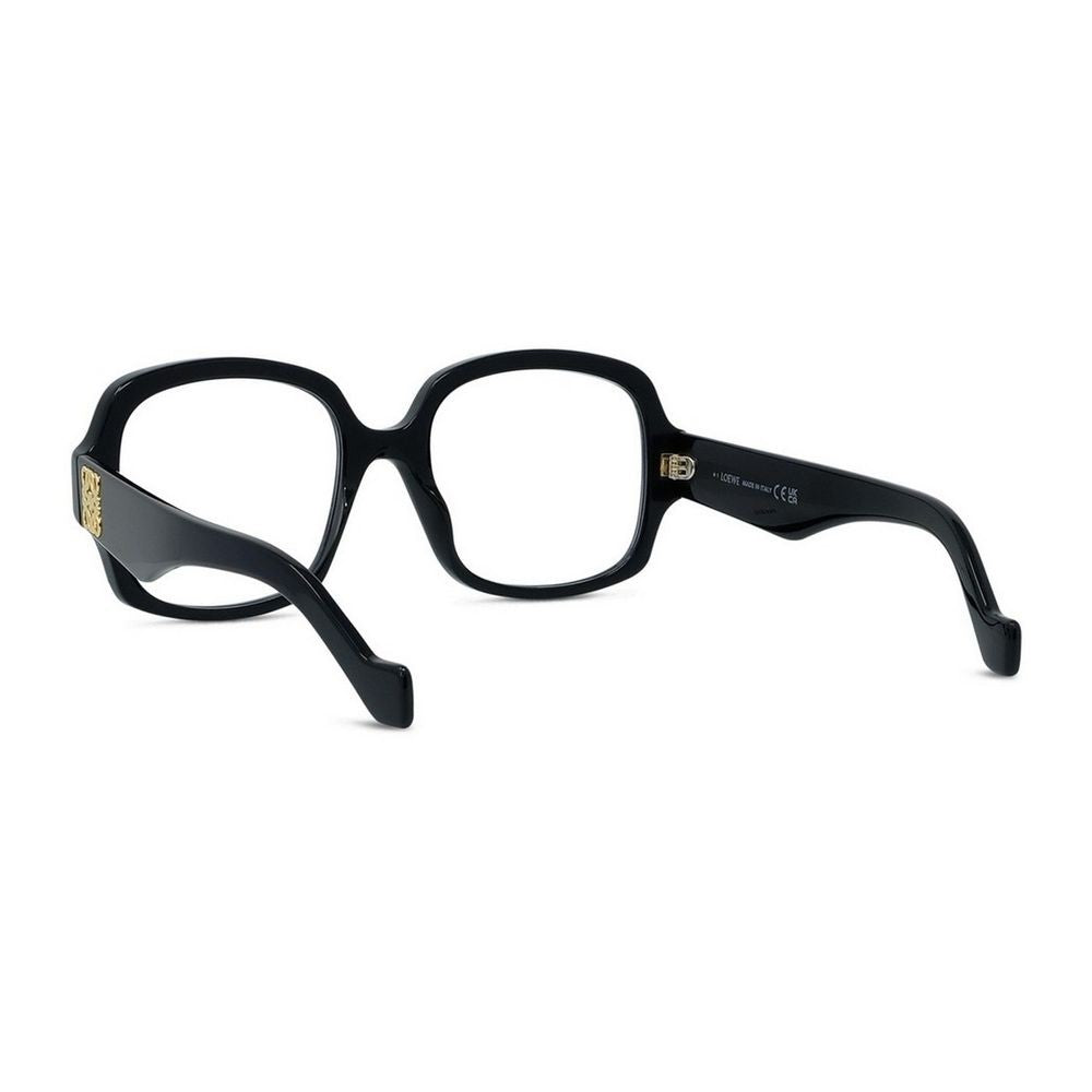 Loewe Anagram Oversized Square Eyeglasses With Beveled Edges
