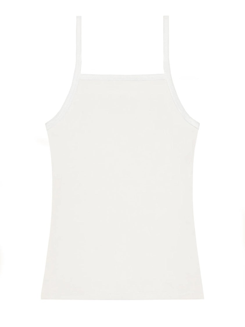 Courrèges Thin Straps Square Neckline Tank Top