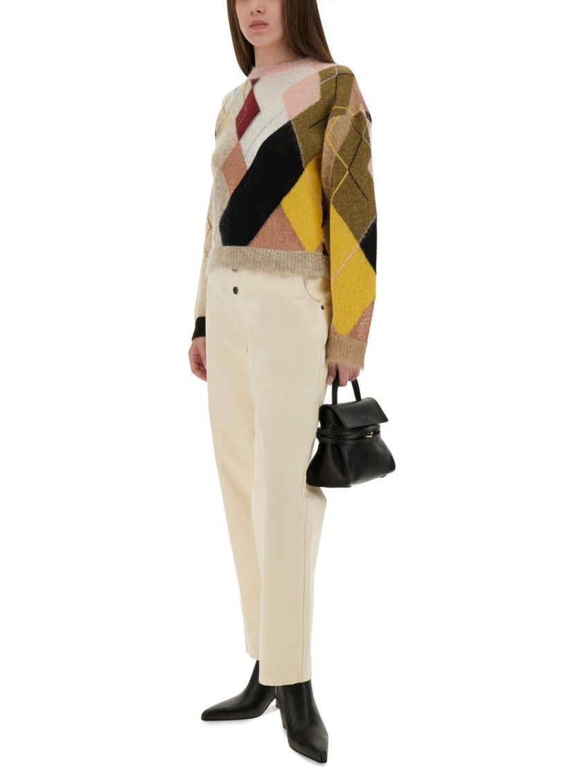 Moschino High-Waisted Straight Fit Moschino Jeans