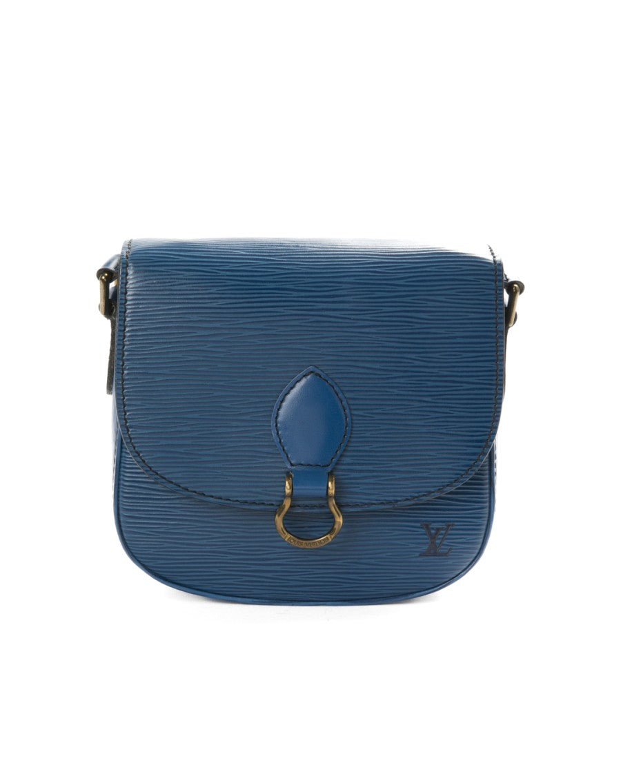 Louis Vuitton Structured Saint Cloud Pm Epi Leather Handbag