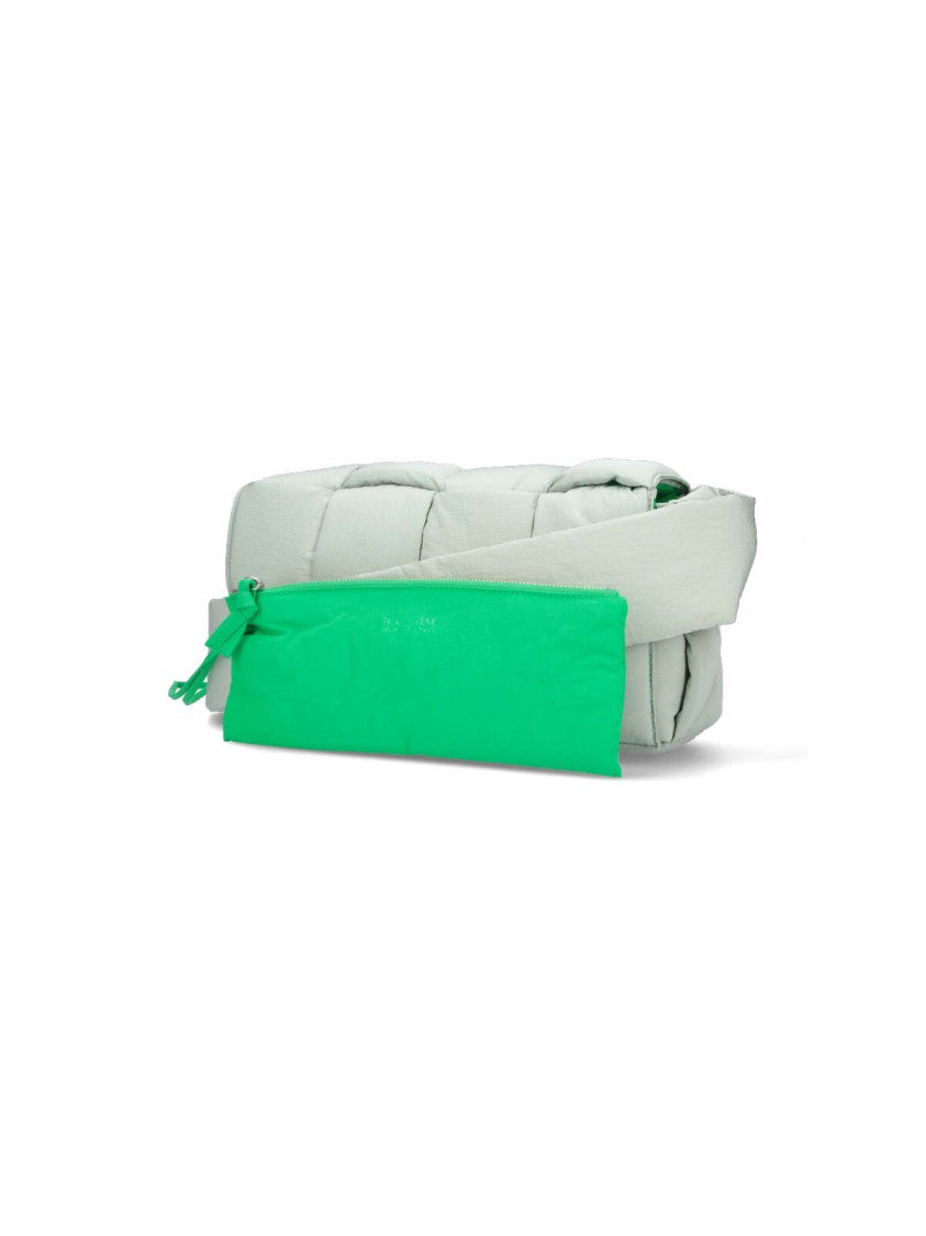 Bottega Veneta Padded Nylon Bag With Quilted Design