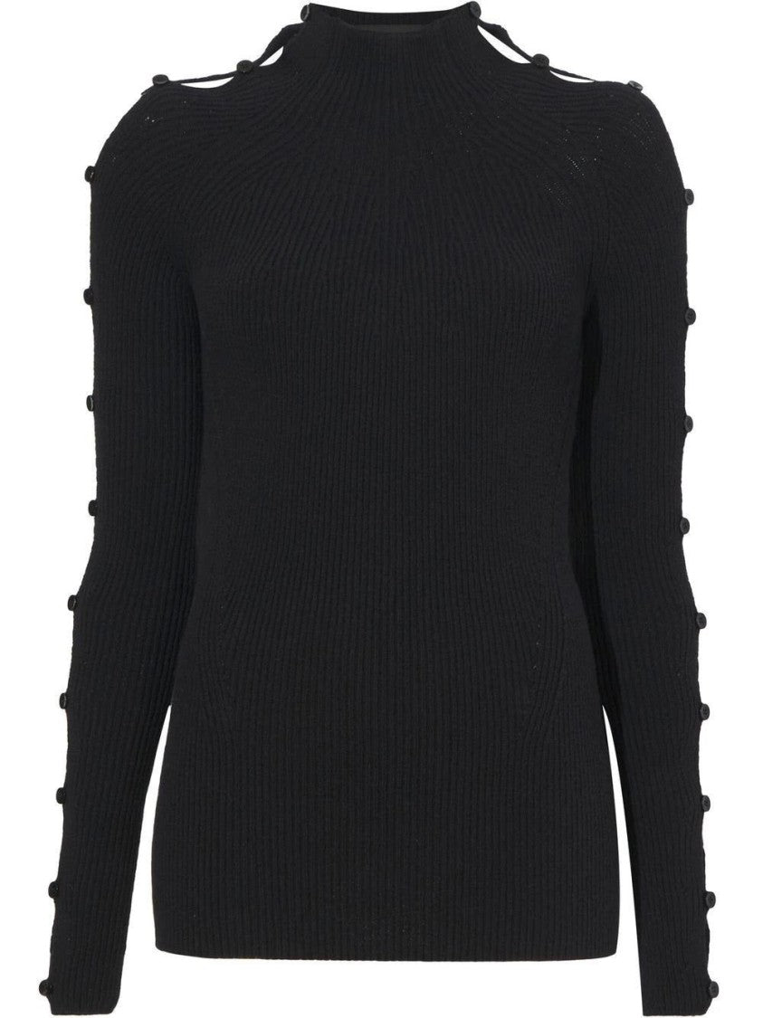 Proenza Schouler Cotton Rib Turtleneck Sweater