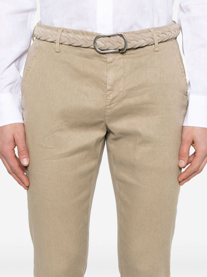 Dondup Tailored Beige Trousers