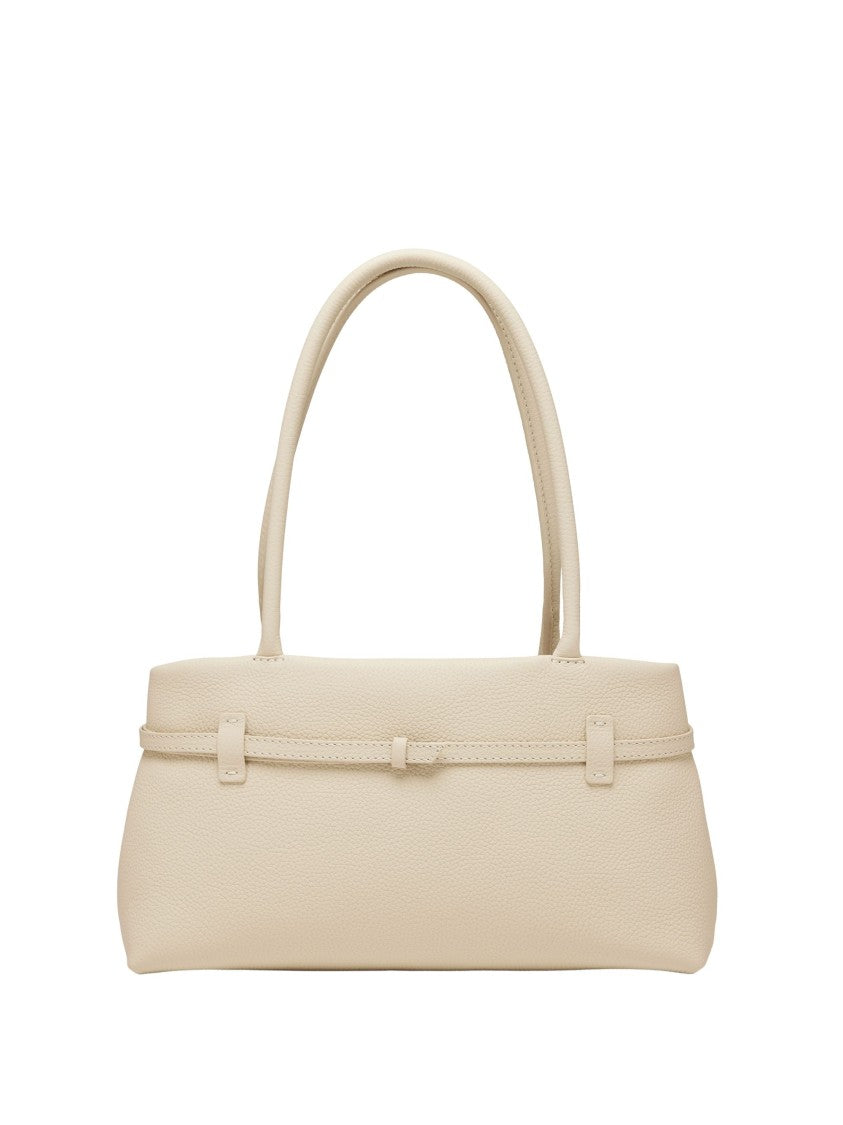 Manu Atelier East West Le Cambon Handbag In Hammered Leather