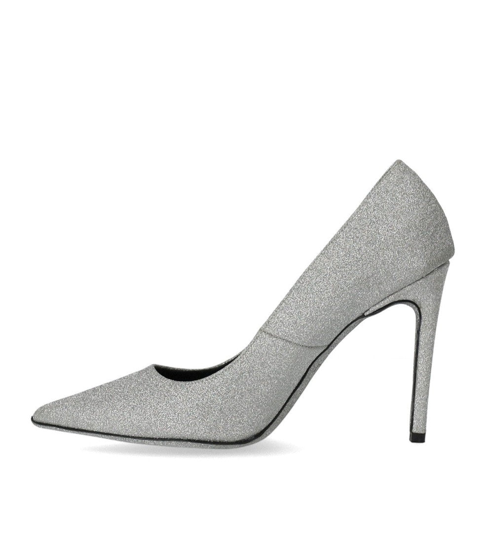 Ncub Gaba Silver Glitter Pump