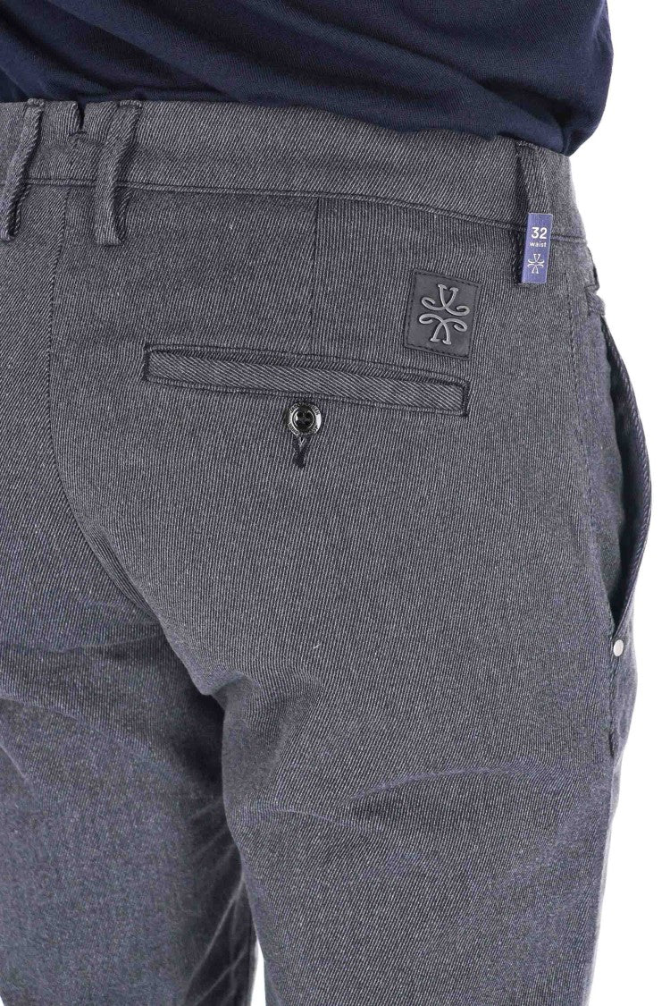 Jacob Cohen Bobby Model Diagonal Cotton 5-Pocket Trousers
