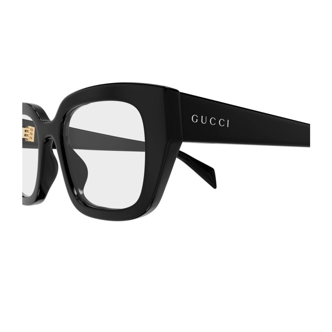 Gucci Black Gg2021o Recycled Acetate Cat-Eye Sunglasses