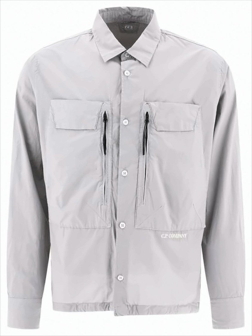 C.P. Company Lightweight Button-Up Jacket With Functional Pockets
