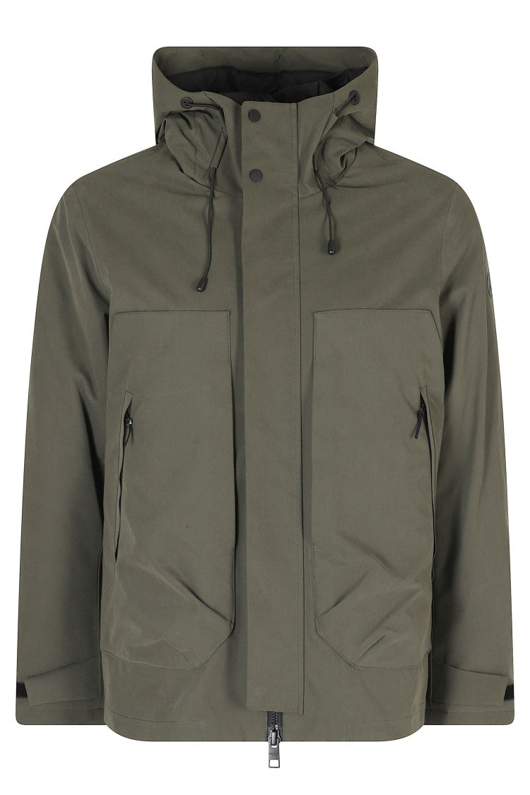 People Of Shibuya Technical Microfiber Jacket With Concealed Front Zipper