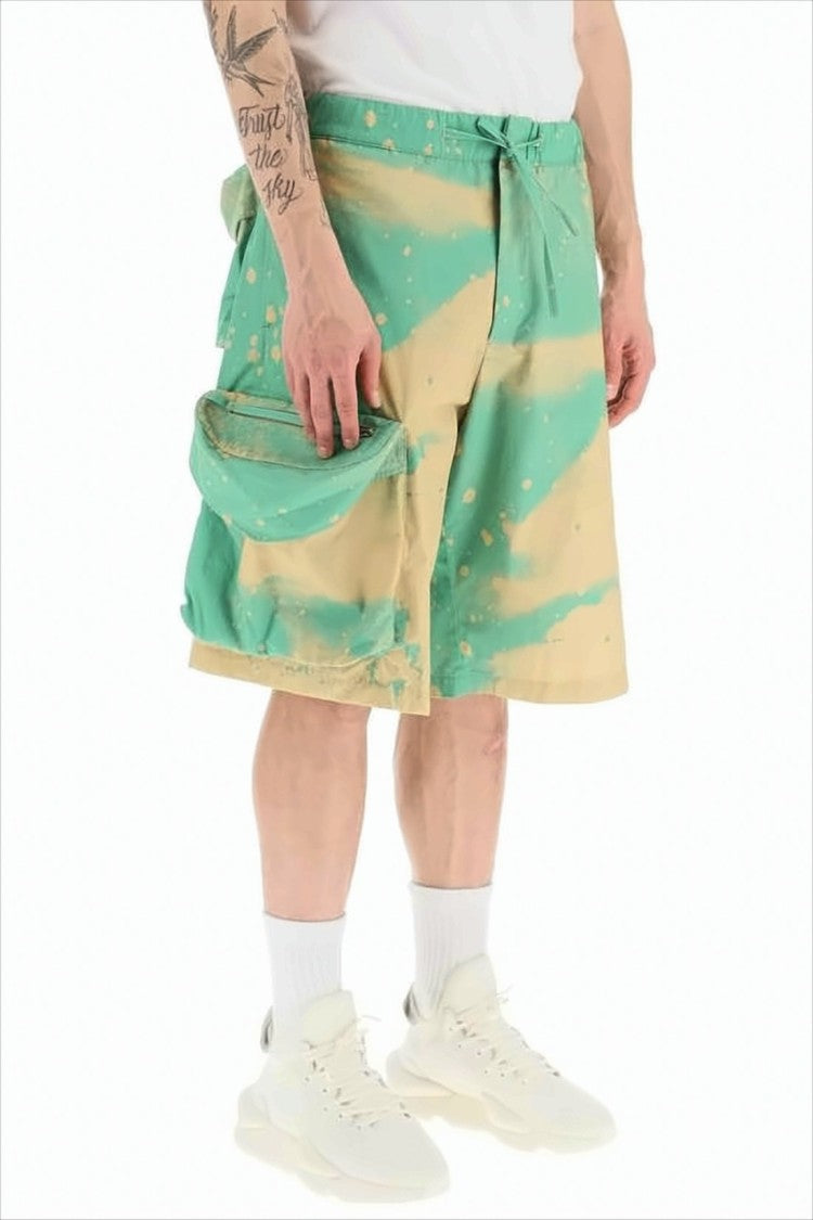 Oamc Relaxed Fit Tie-Dye Shorts With Zippered Pocket