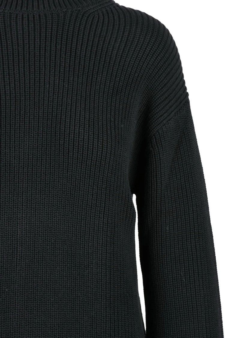 Calvin Klein Jeans Black Ribbed Turtleneck Dress