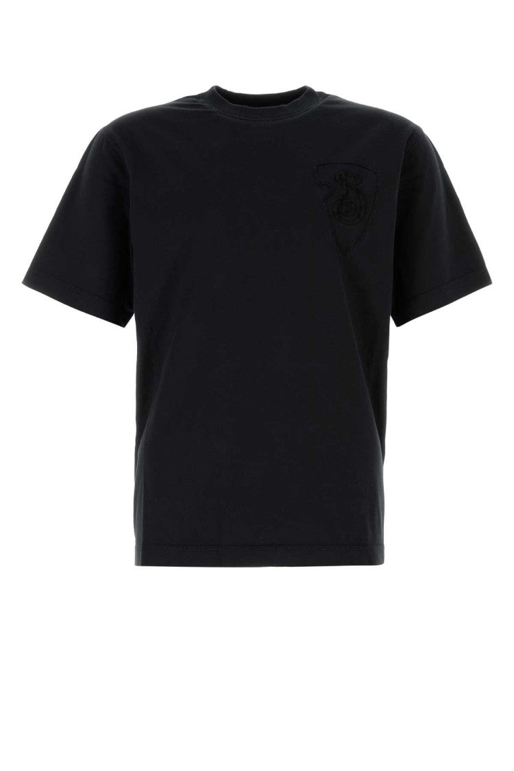 Burberry Black Cotton T-Shirt