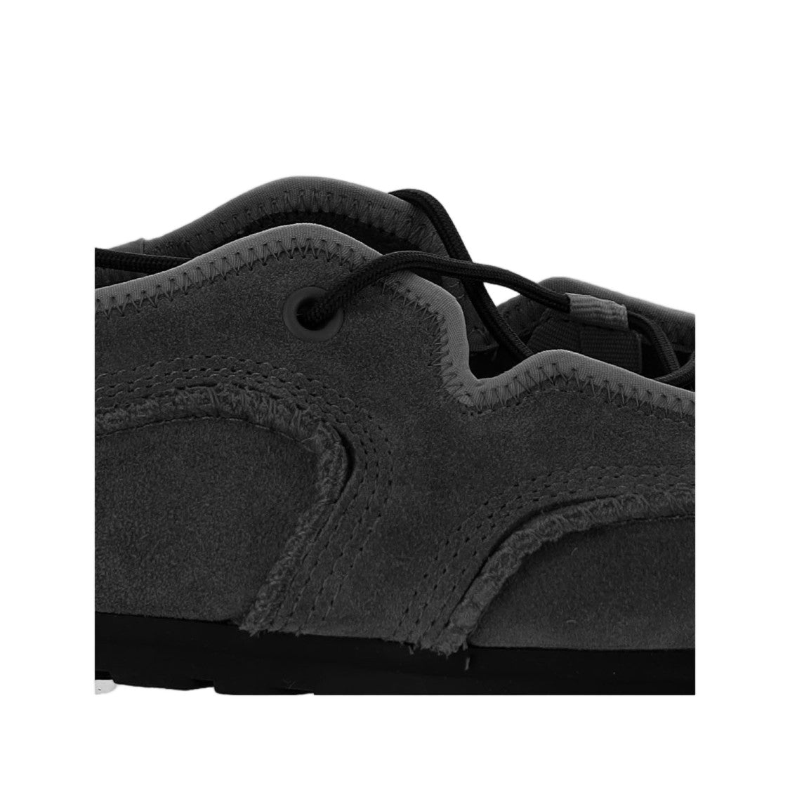 Ugg Black Quill Lace-Up Back Suede Sneakers