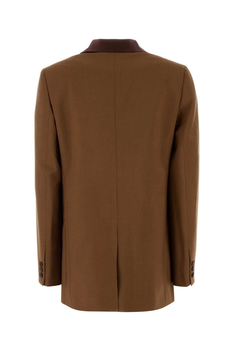Fendi Caramel Wool Blend Blazer
