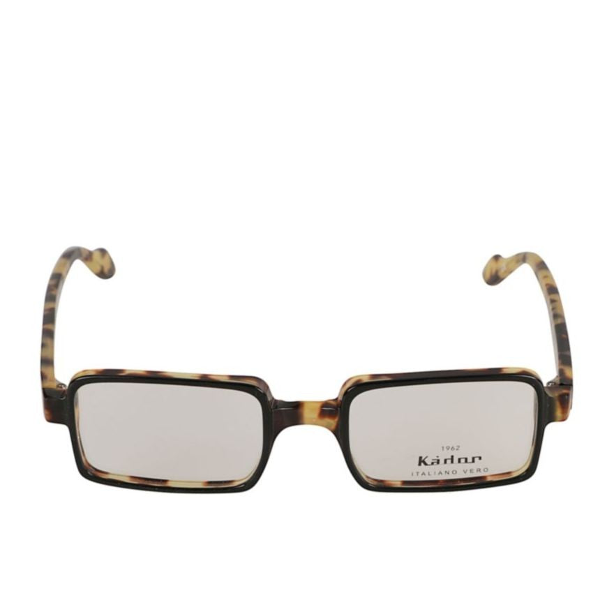 Kador Planet Light Rectangular Tortoiseshell Frame Eyeglasses With Curved Temples