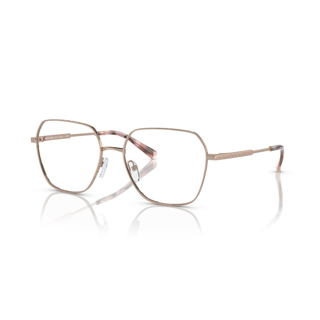Michael Kors 0Mk3071 Delicate Gold Metal Sunglasses With Gradient Temples