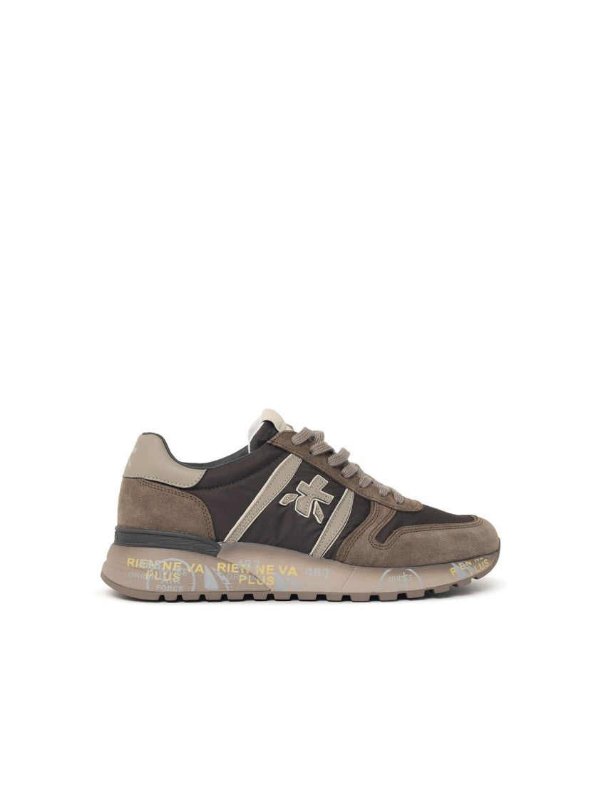 Premiata 'Lander 8410' Brown Suede Sneakers
