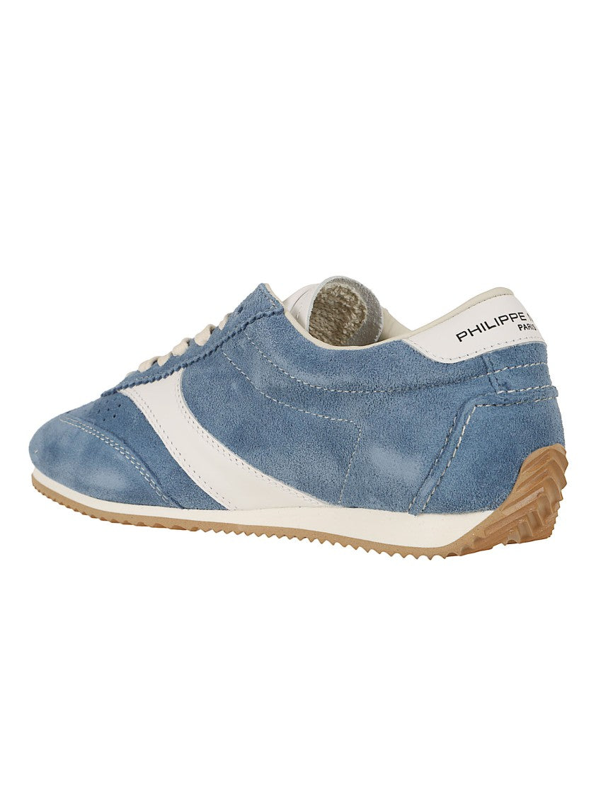 Philippe Model Low-Profile Sneakers With Soft Suede Upper And Iconic Shield