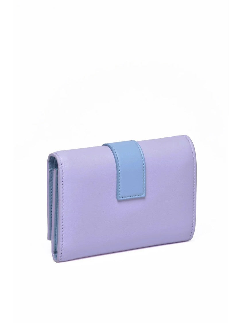 Ferragamo Purple Leather Wallet