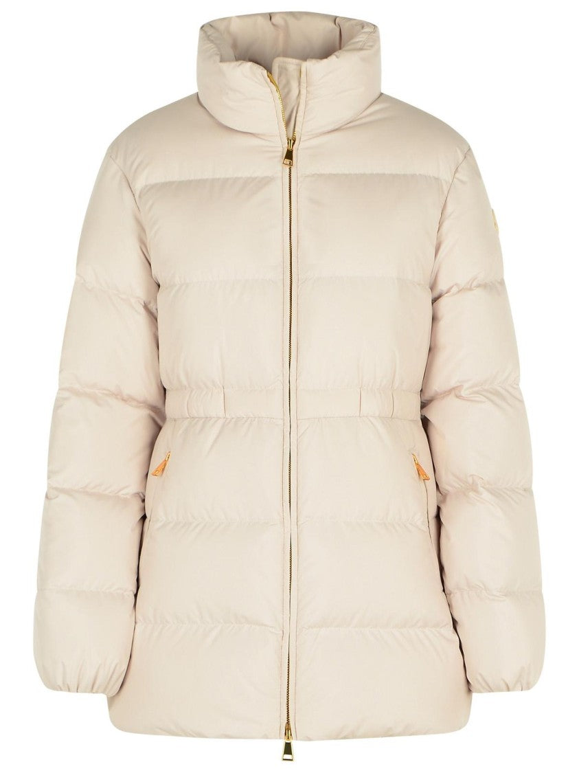 Moncler 'Brossette' Short Beige Polyester Down Jacket