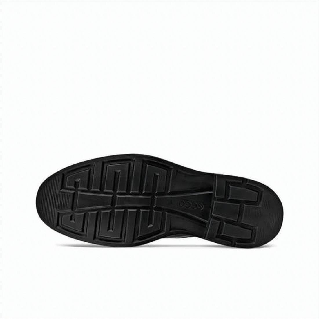 Ecco Black Leather Lace-Up Dress Shoes