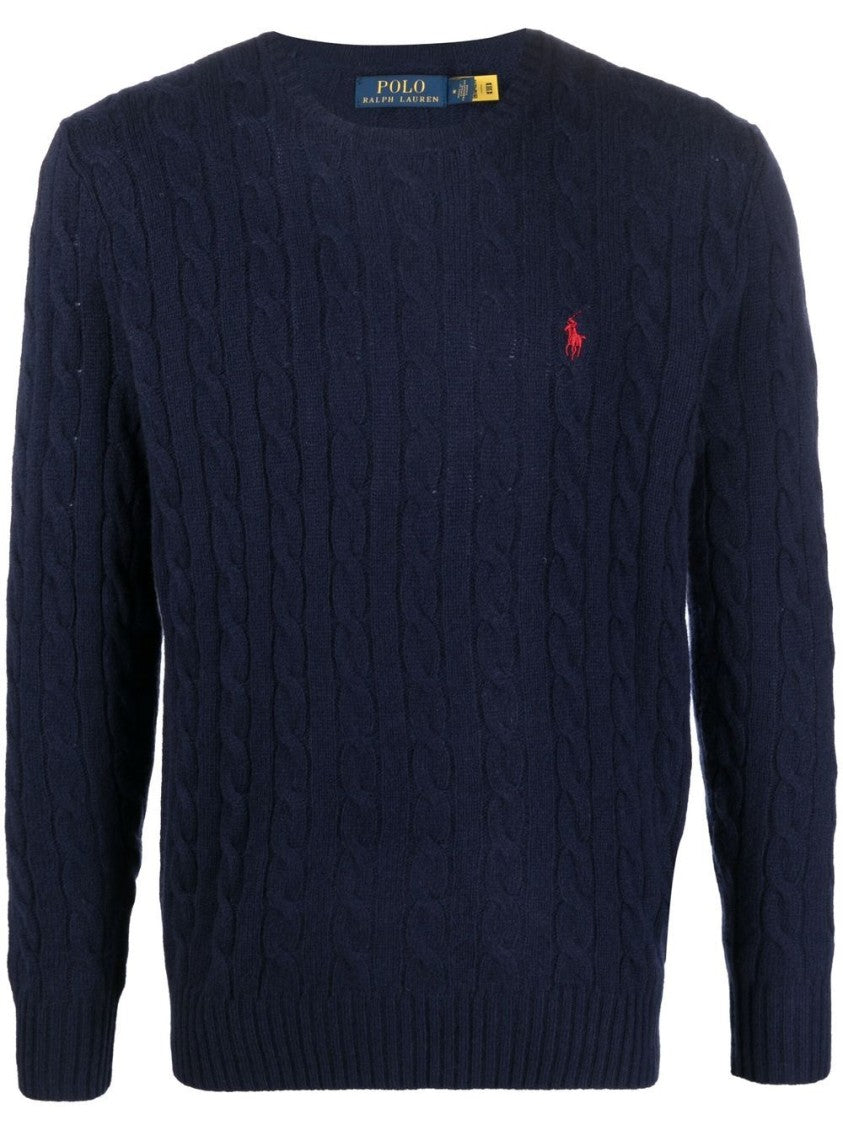 Polo Ralph Lauren Cable Knit Blue Sweater