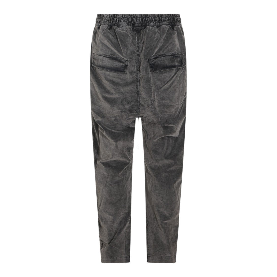 Thom Krom Relaxed Fit Trousers With Distressed Texture And Adjustable Waistband