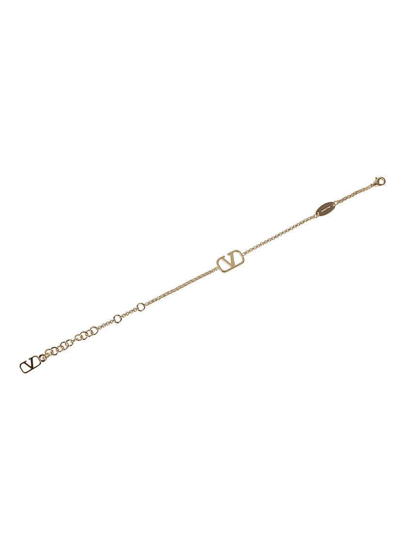 Valentino Garavani Vlogo Signature Gold-Finish Bracelet