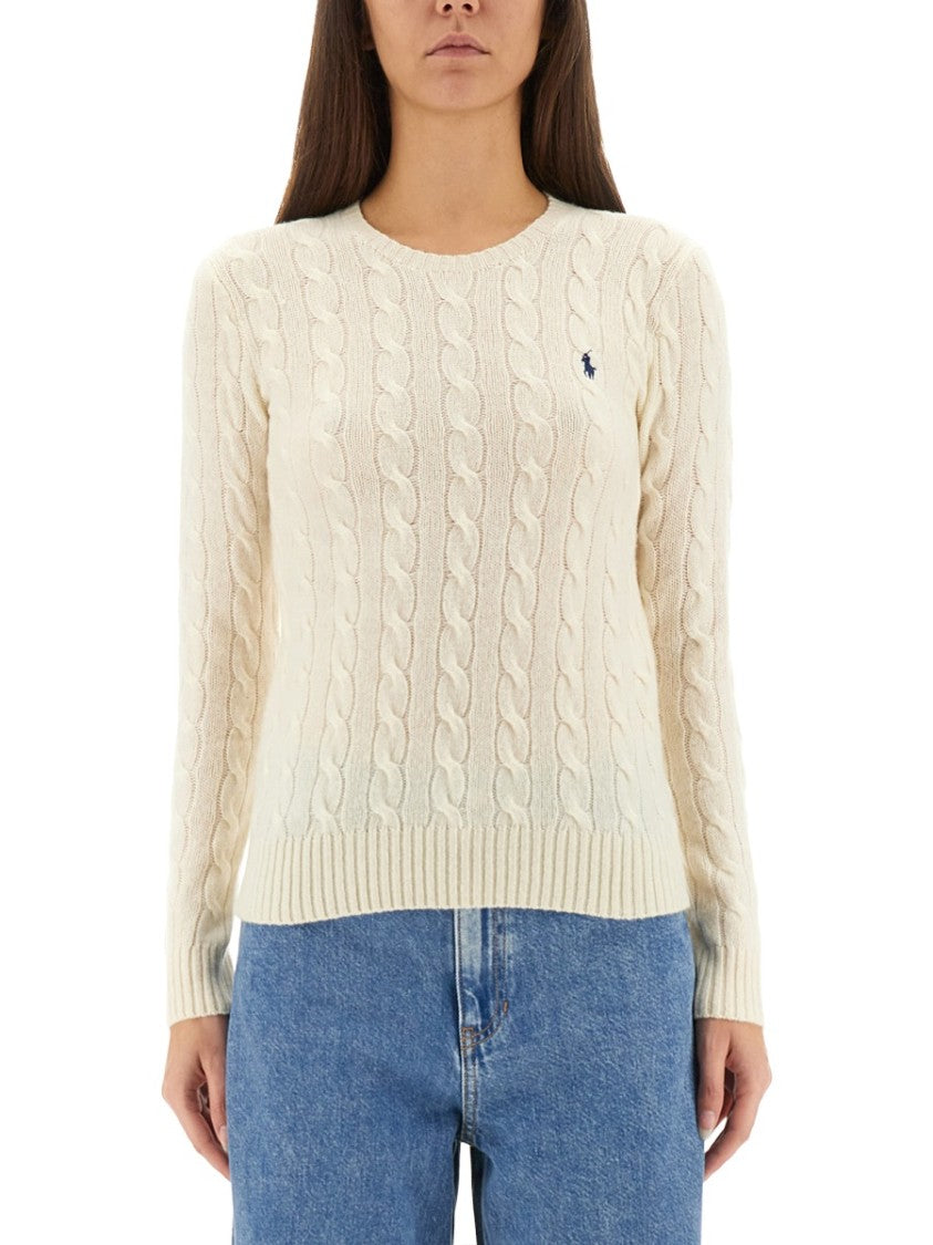 Polo Ralph Lauren Cable-Knit Sweater With Textured Pattern