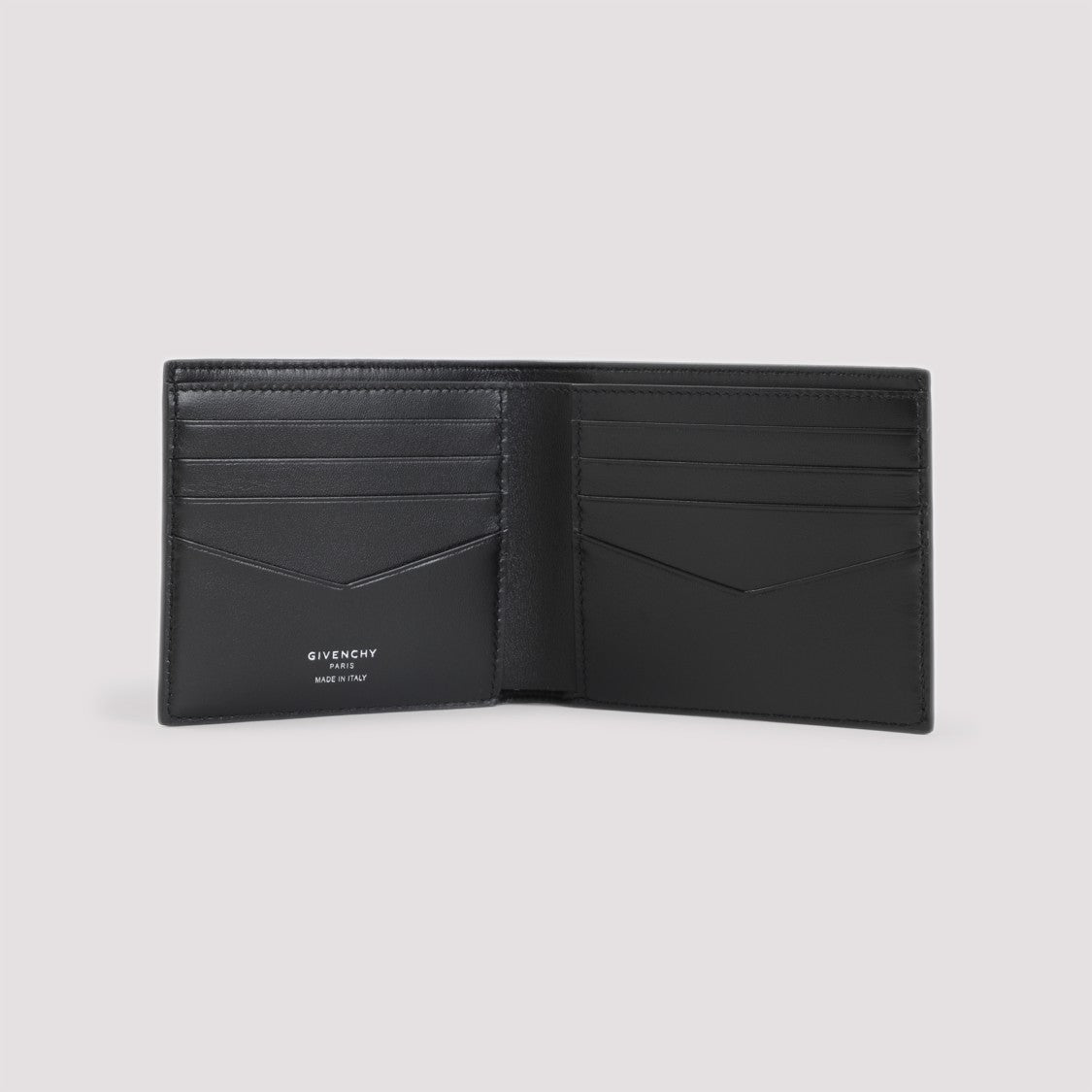 Givenchy Textured Calf Leather Wallet With Design