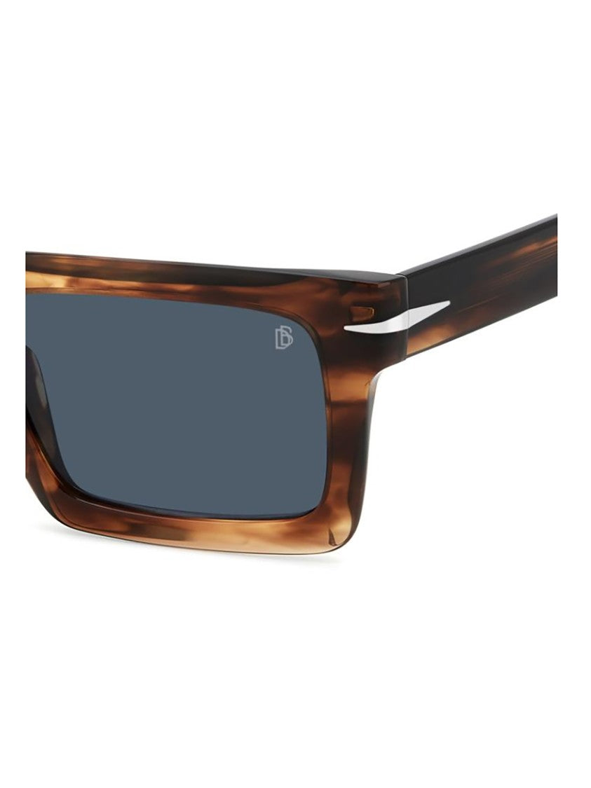 David Beckham Tortoiseshell Db 7126/S Rectangular Sunglasses