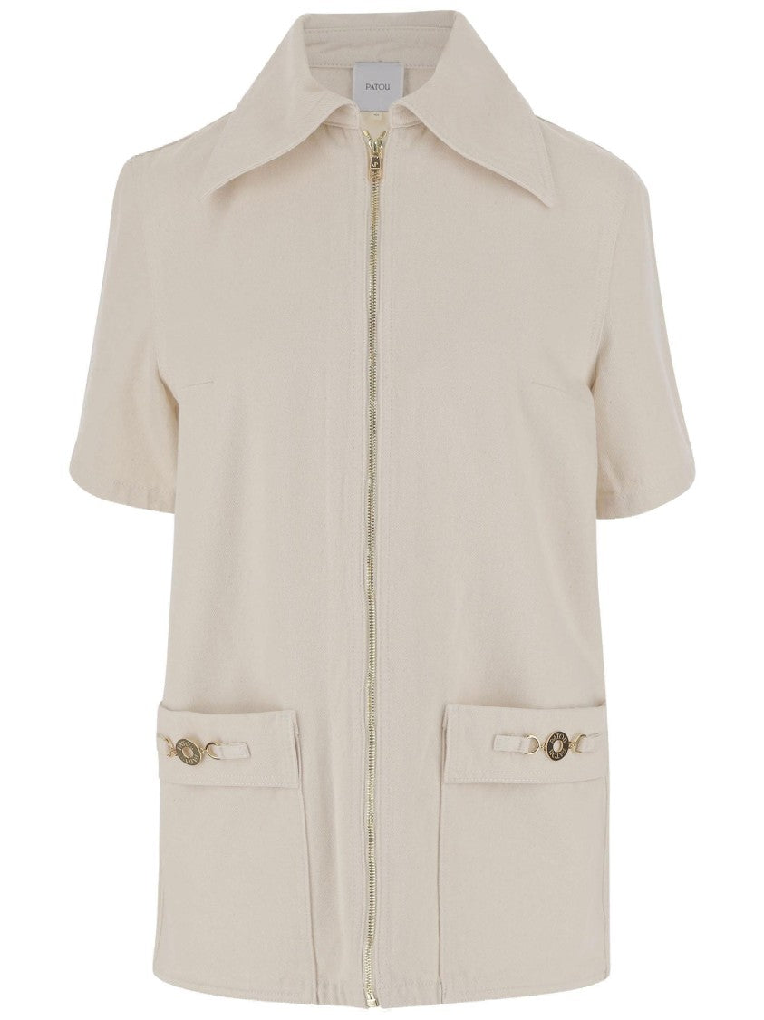 Patou Cotton Denim Mini Dress