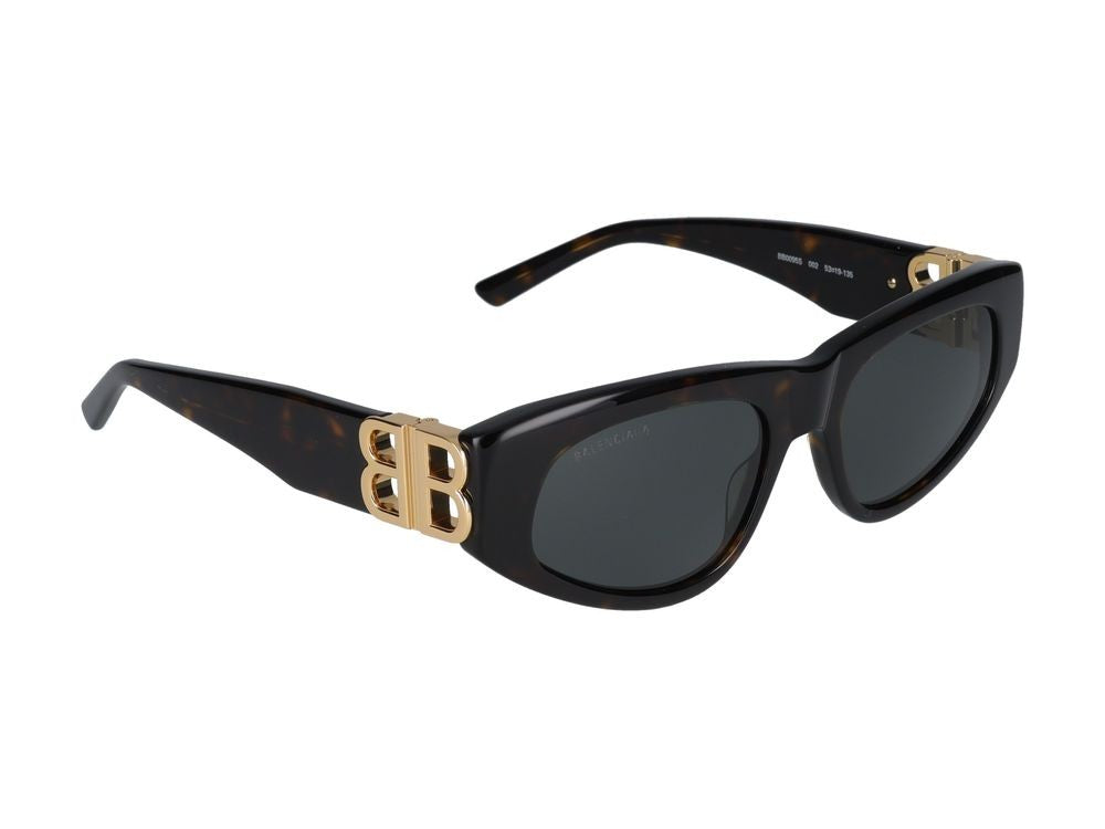 Balenciaga Sunglasses Bb0095s 002 Havana Gold Green 53/19/135