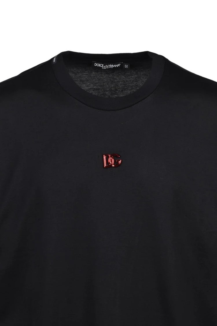 Dolce & Gabbana Cotton T-Shirt - Black