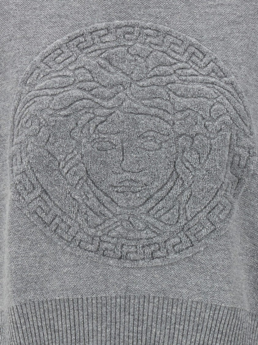 Versace Jacquard 'Medusa' Pattern Wool