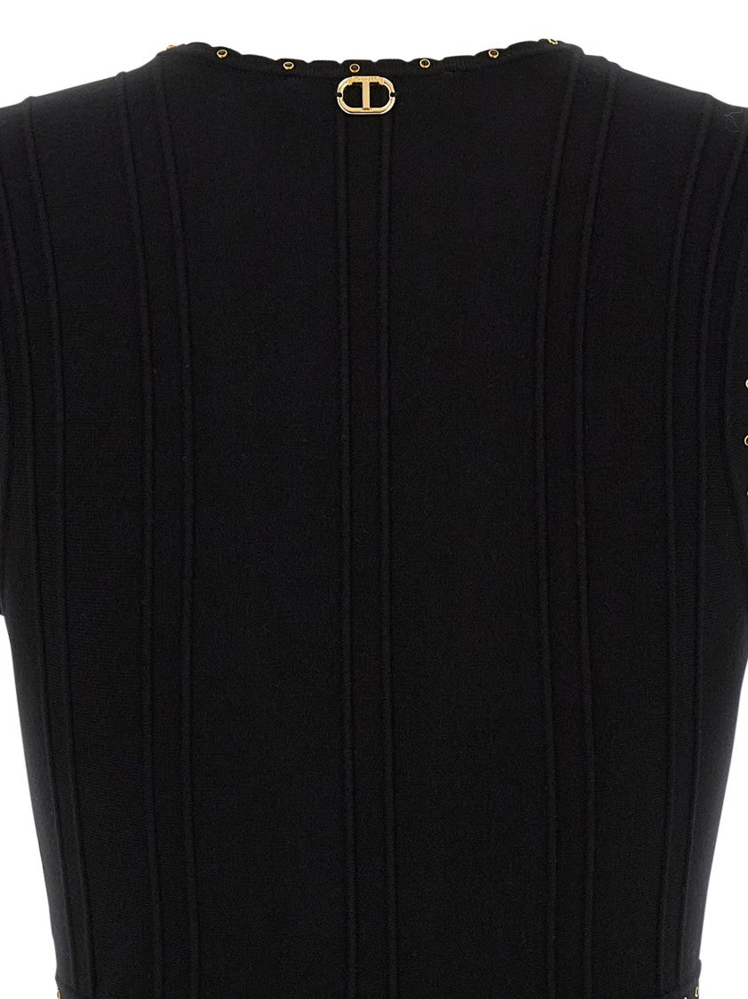 Twin-Set Rhinestone Studded Dress