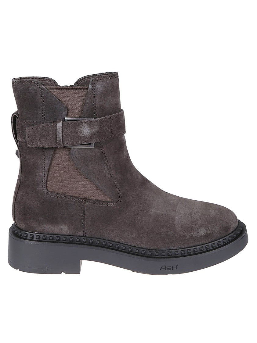 Ash Margot Brown Suede Ankle Boots