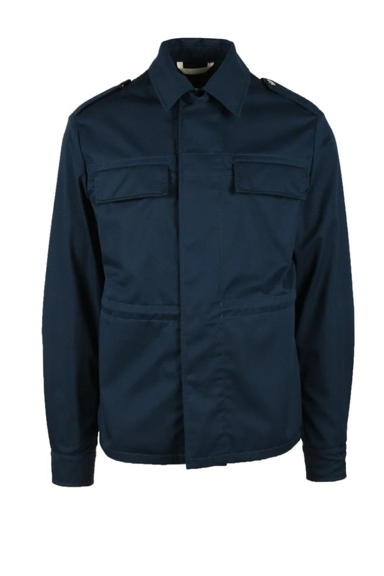 Seafarer Structured Saharan Jacket With Snap Closure