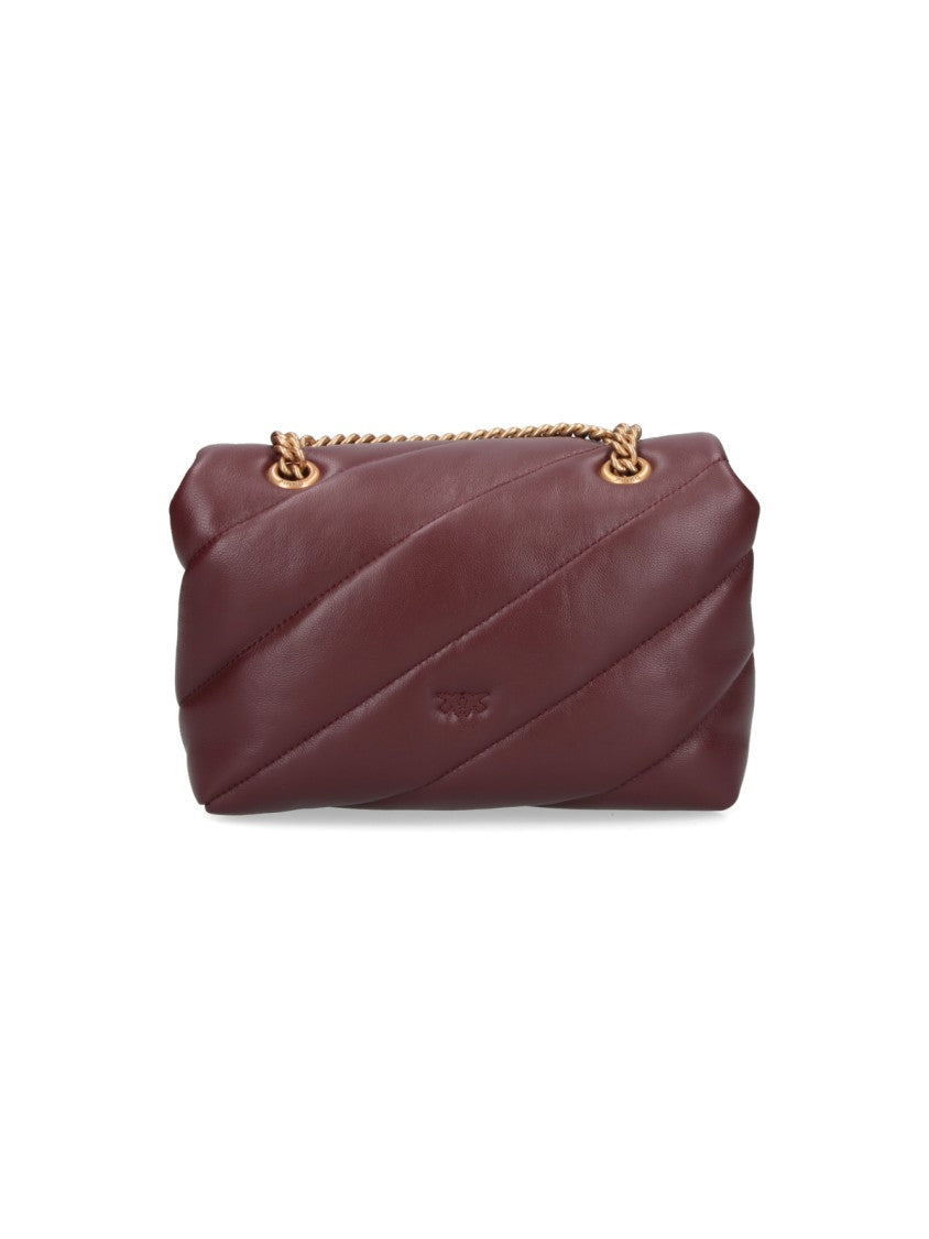 Pinko "Love Puff" Mini Bag – Bordeaux