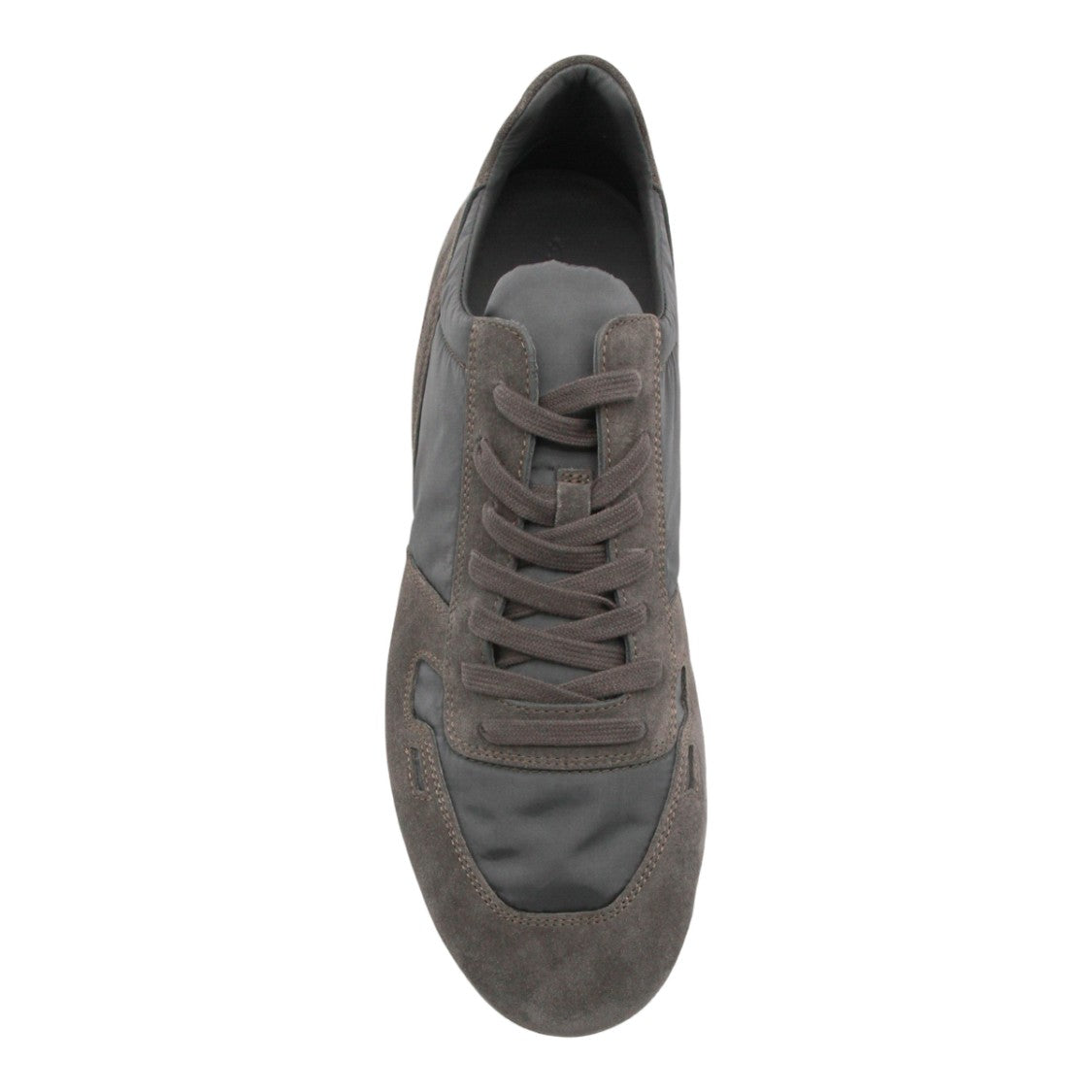 Rick Owens Low-Profile Grey Sneakers With Textured Detailing