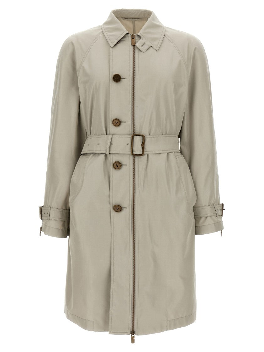 Burberry Car Coat Silk