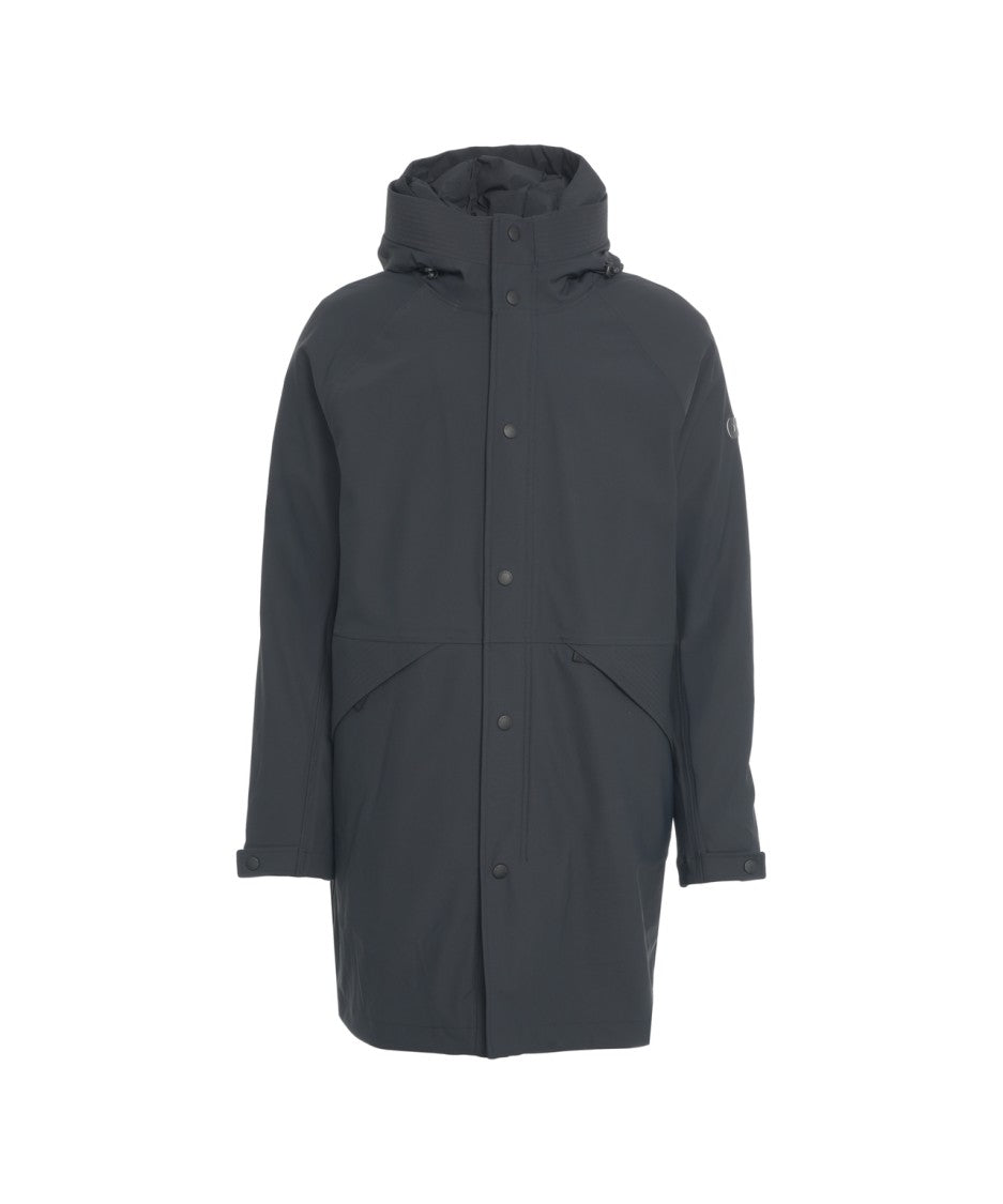 Alpha Tauri Parka With Fixed Hood And Concealed Zip Closure